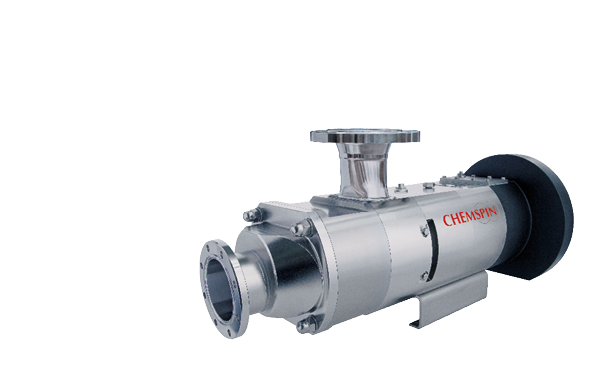 CHEMSPIN ES – the 3-in-1 solution: Infeed, conveying, and cleaning