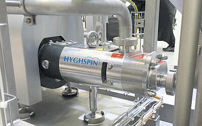 HYGHSPIN en diseño monobloc con cubierta de protección del motor