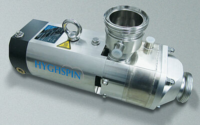 HYGHSPIN Engineered with heated housing and outlet